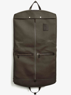 M/s Suit Carrier - Army/dark Brown