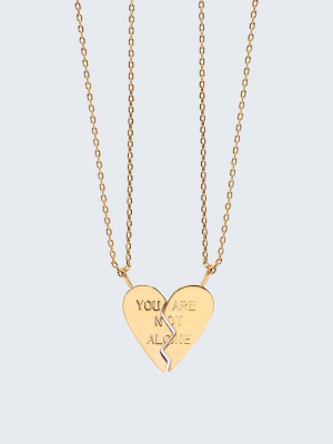 You Are Not Alone Necklace Set