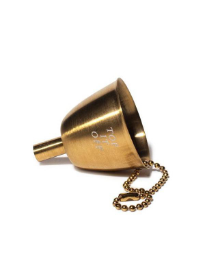 Gold Flask Funnel By Izola