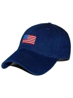 American Flag Needlepoint Hat