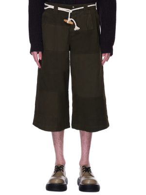 Cropped Trousers (tr0117-khaki)