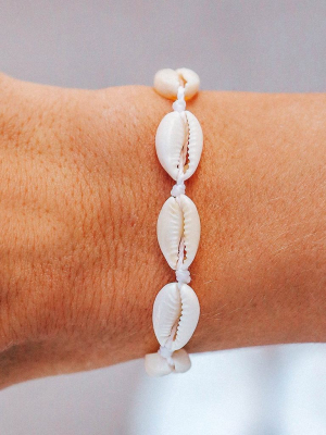 Knotted Cowries Bracelet