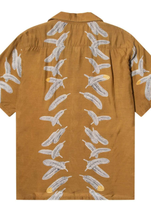 Silk Rayon Eagle Jewel Aloha Shirt