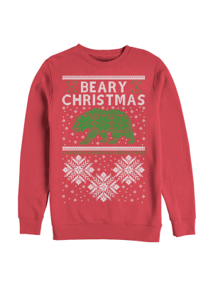 Men's Lost Gods Beary Christmas Sweatshirt