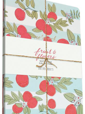 Fruit & Flowers Notebook Collection