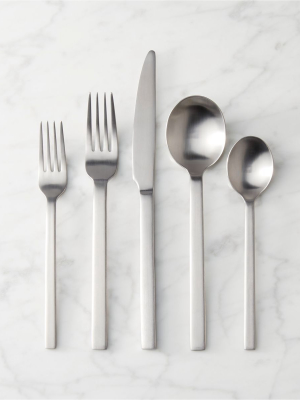 20-piece Tower Brushed Silver Flatware Set