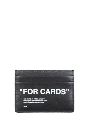 Off-white Quote Print Cardholder