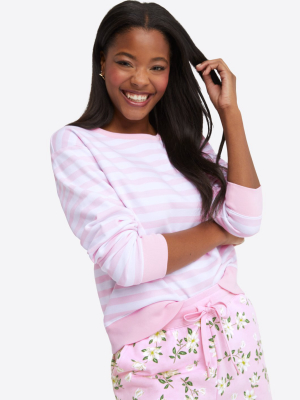 Kelsea Sweatshirt In Awning Stripe