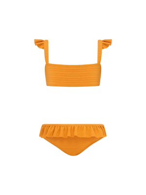 Dylan Bikini Set - Textured Amber