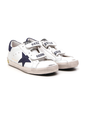 Golden Goose Kids Old School Velcro Strap Sneakers