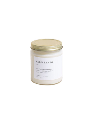 Palo Santo Minimalist Candle