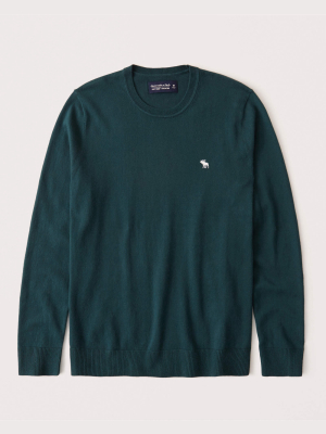 The A&f Cotton Cashmere Crewneck Sweater