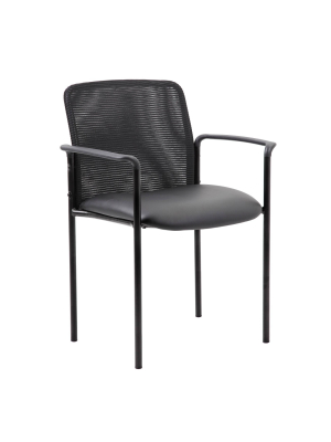 Guest Chair Black - Boss Office Products