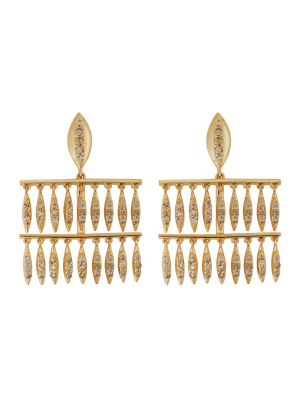 Grass Mini Raining Drops Earrings Y-lchd