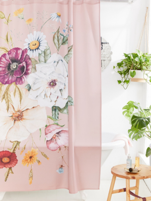 Shealeen Louise For Deny Wildflower Bouquet Shower Curtain