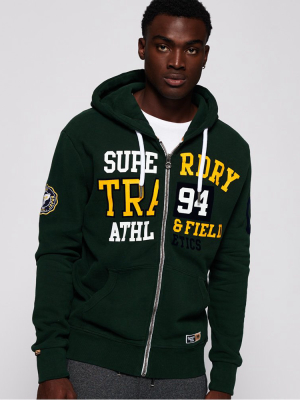 Split Track Zip Hoodie