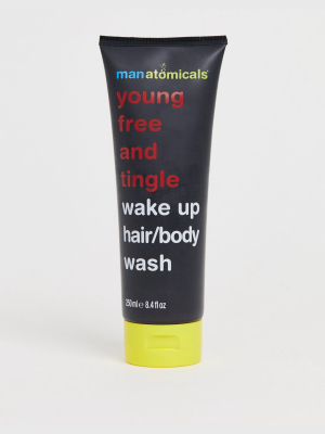 Manatomicals Young Free And Tingle Wake Up Hair/body Wash
