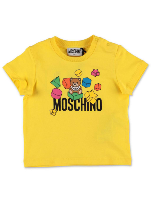 Moschino Kids Graphic Logo Printed T-shirt