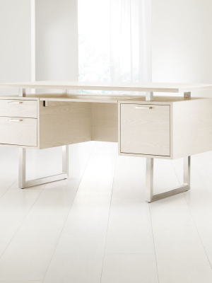 Clybourn Cream Executive Desk