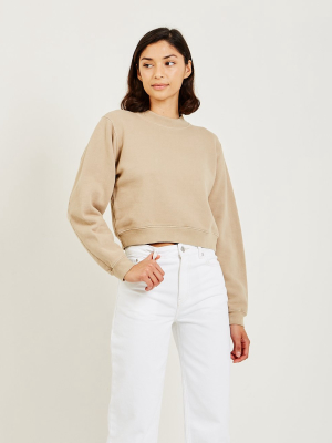 Leslie Crew Neck Long Sleeve Sweatshirt