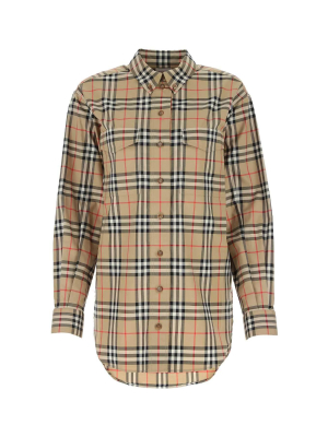 Burberry Vintage Check Oversized Shirt