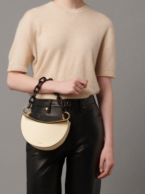 Doris Embellished Leather Shoulder Bag