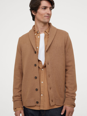 Shawl-collar Cardigan