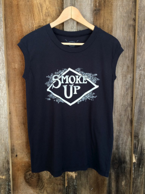 Smoke Up Tour Muscle Blk/white