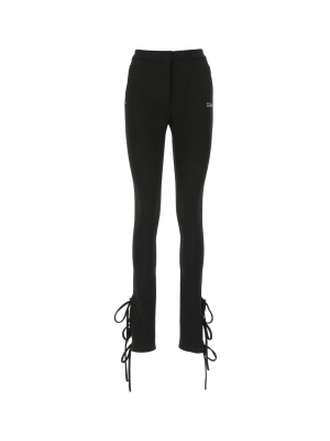 Off-white Ankle Tie Skinny Pants