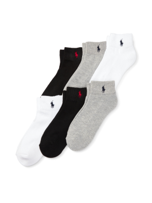 Quarter-length-sock 6-pack