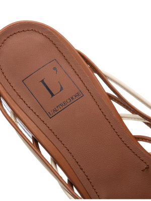 L'autre Chose Strapped Sandals