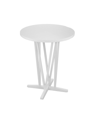 Divya Bar Height Table White - Aiden Lane