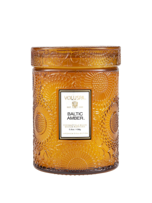 Baltic Amber Small Jar Candle