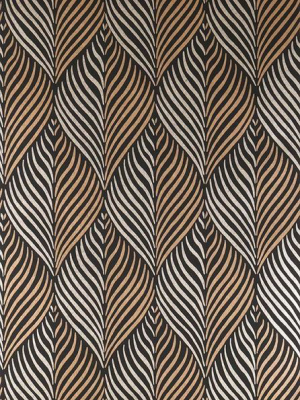 Sample Bonnelles Wallpaper In Brown From The Les Indiennes Collection By Nina Campbell