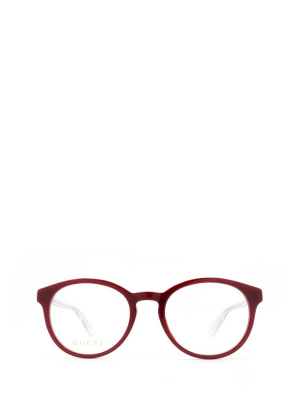 Gucci Eyewear Round Frame Glasses