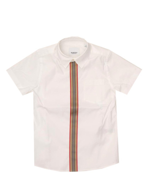 Вurberry Kids Icon Stripe Short Sleeve Shirt