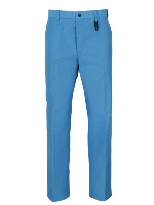 Fendi Mid Rise Toggle Fastened Hem Trousers