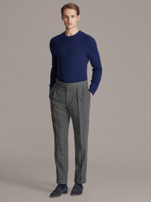 Gregory Plaid Cashmere Trouser