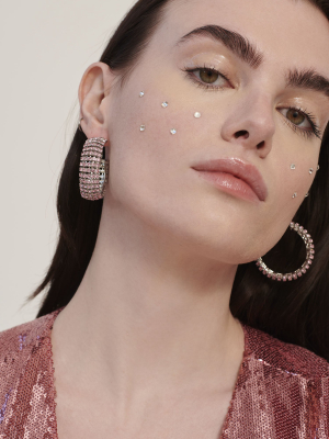 Jupiter Crystal Hoop Earrings