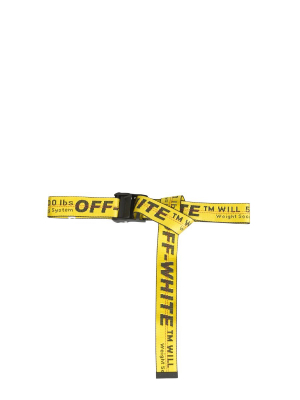 Off-white Industrial Logo Tape Belt