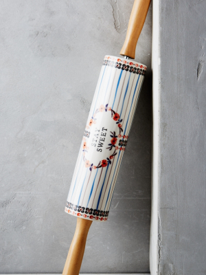 Handpainted Lucerne Rolling Pin