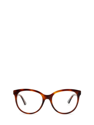 Gucci Eyewear Round Frame Glasses