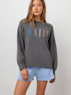 Rails Signature Sweatshirt - Vintage Black