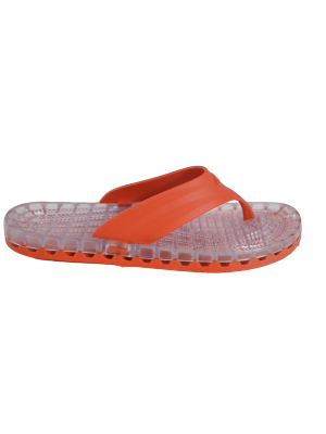 Ibiza - Clear Thong Sandal - Red