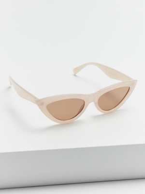 Nova Slim Cat-eye Sunglasses