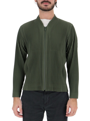 Homme Plissé Issey Miyake Pleated Zipped Jacket