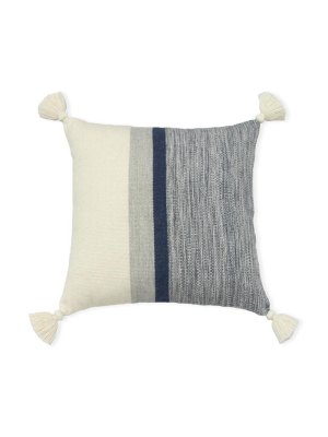 Pais Textil Blue Stripes Melange Alpaca Pillow Cover