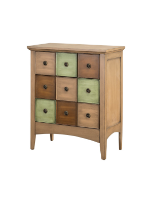 32" Durdle Accent Cabinet Coffee - Elegant Home Fashions