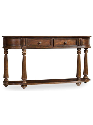 Leesburg Demilune Hall Console