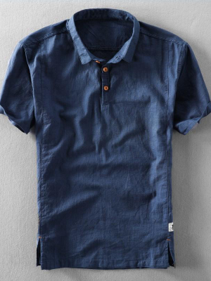 Pologize™ Cassio Linen Blend Shirt